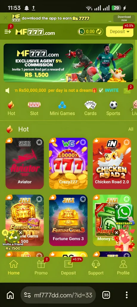 MF777 Game