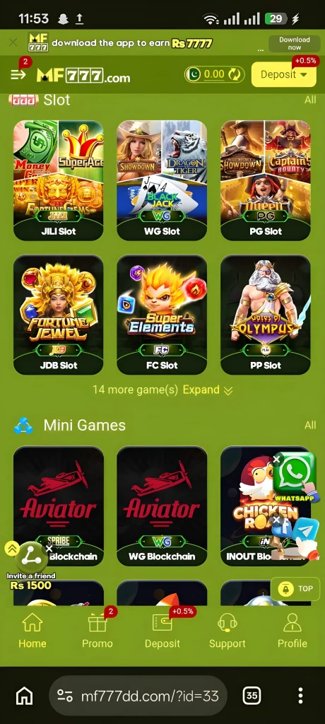 MF777 Game