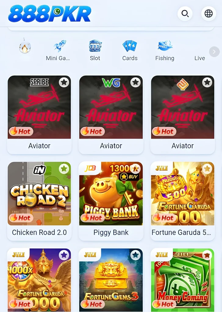 888PKR Game