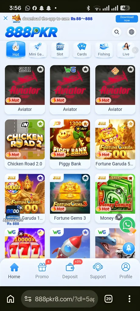 888PKR Game